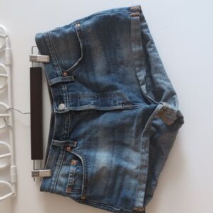 Levi's Cuffed Denim Shorts